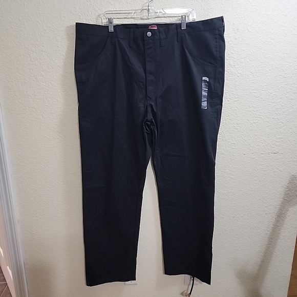 WRANGLER Workwear Work Pants Relaxed Fit Black Men's 44x32 - Picture 1 of 11
